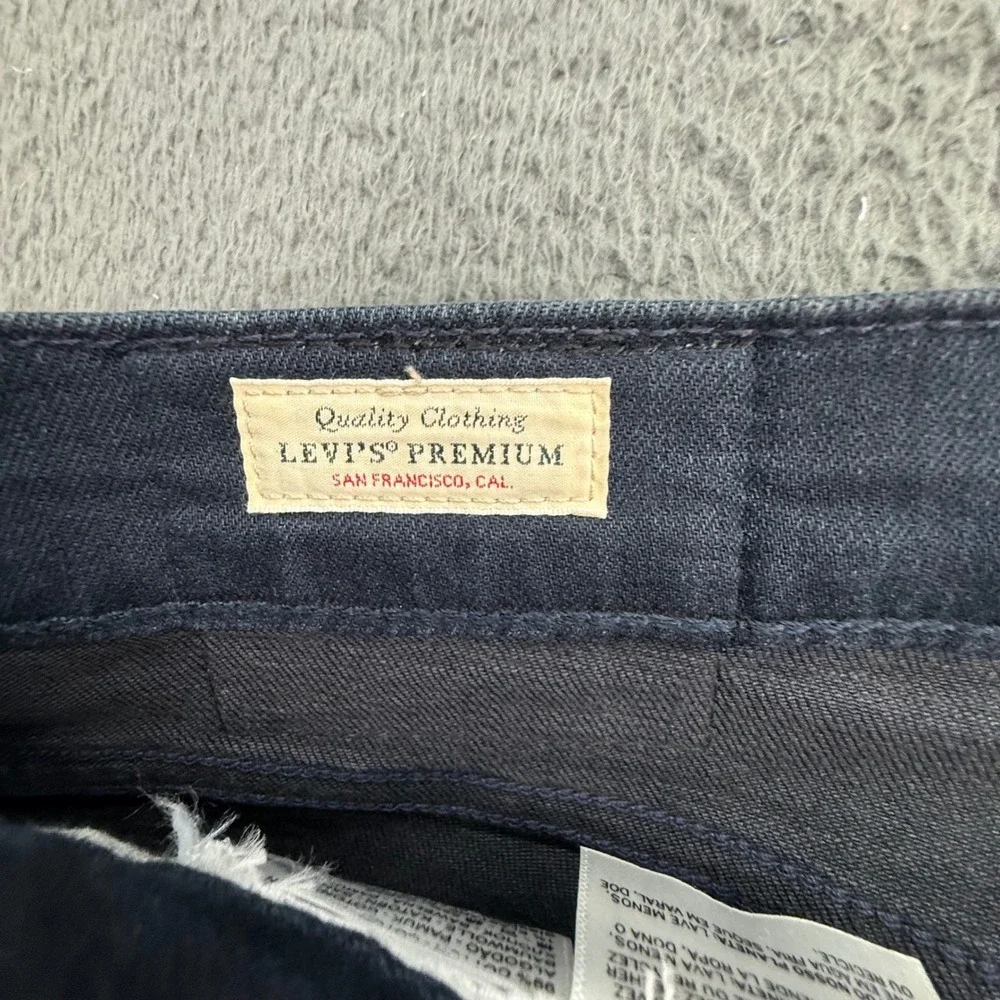Levi's 541 Athletic Taper Jeans Big E Mens‎ 32x32 Dark Blue Wash Stretch Denim